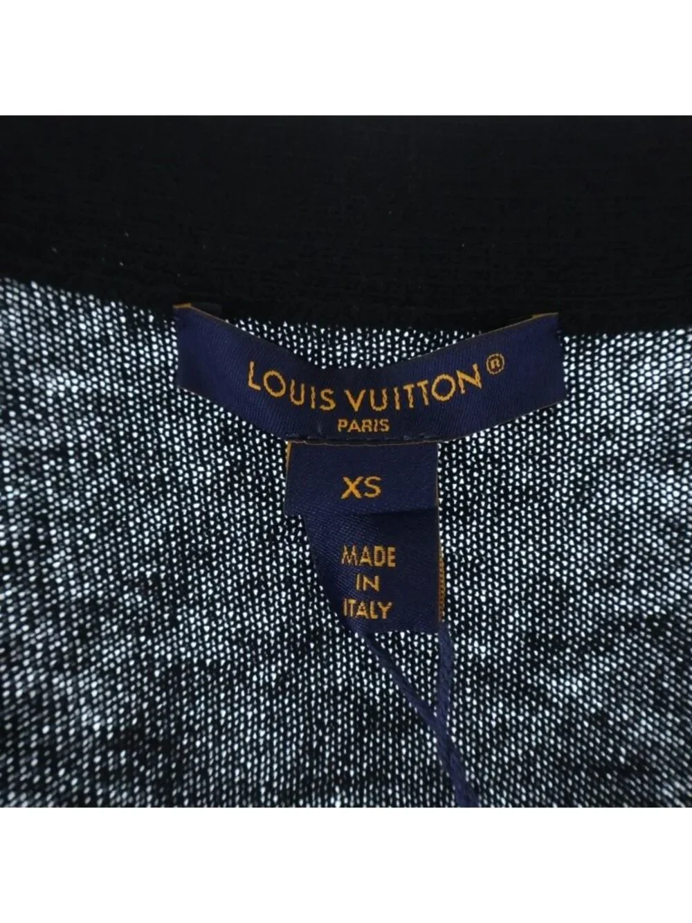 Louis Vuitton Signature Jewel Button Cardigan Black